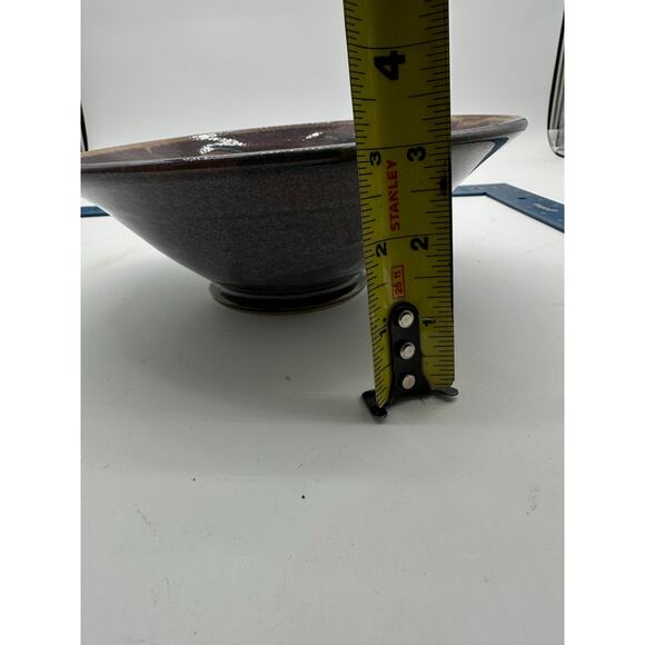 Patton Pottery Seattle artist 8.5“ bowl Matthew Studio Hand Thrown Freeform PNW - Picture 6 of 16